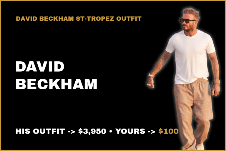 David Beckham's $3,950 outfit recreated for $100 — Fashion Place
