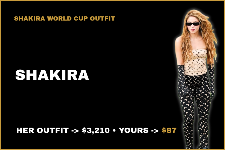 Shakira's $3,210 outfit recreated for $87 — Fashion Place