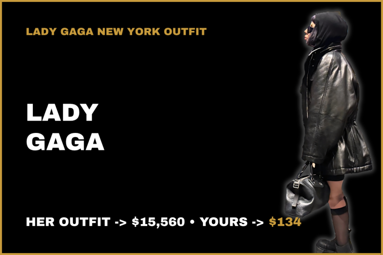 Lady Gaga's $15,560 New York outfit recreated for $133.96 - Fashion Place