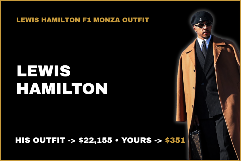 Lewis Hamilton's $22,155 Monza outfit recreated for $351.34 - Fashion Place