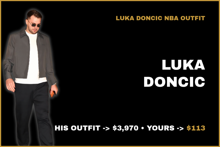 Luka Doncic's $3,970 Lakers game outfit recreated for $113.54 - Fashion Place