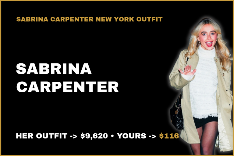 Sabrina Carpenter's $9,620 New York outfit recreated for $116.15 - Fashion Place