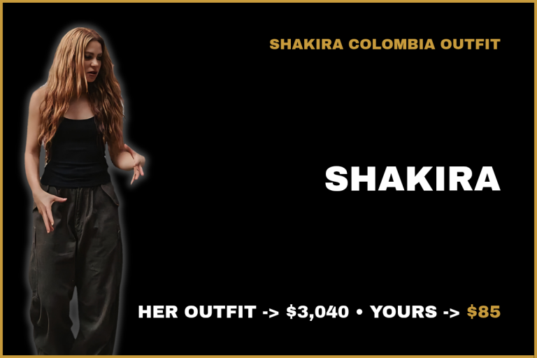 Shakira's $3,040 outfit in Colombia recreated for $84.97 - Fashion Place