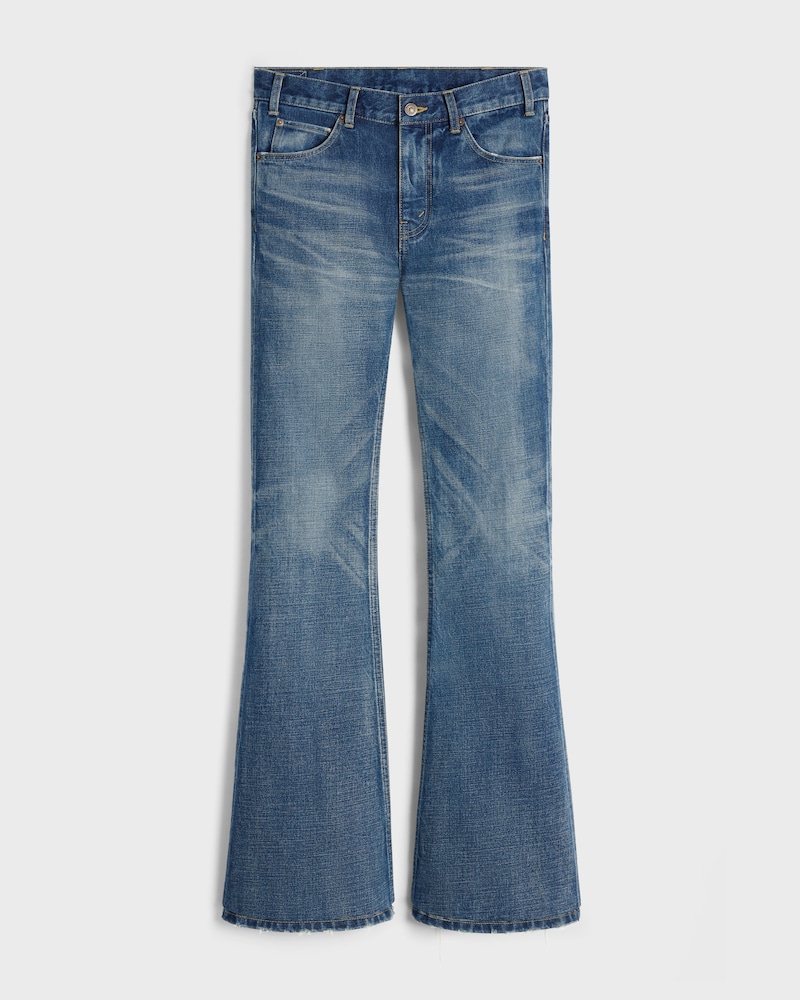 Celine Marco flared frayed jeans