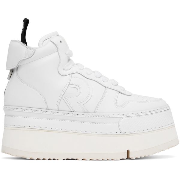 R13 Riot leather high top sneakers