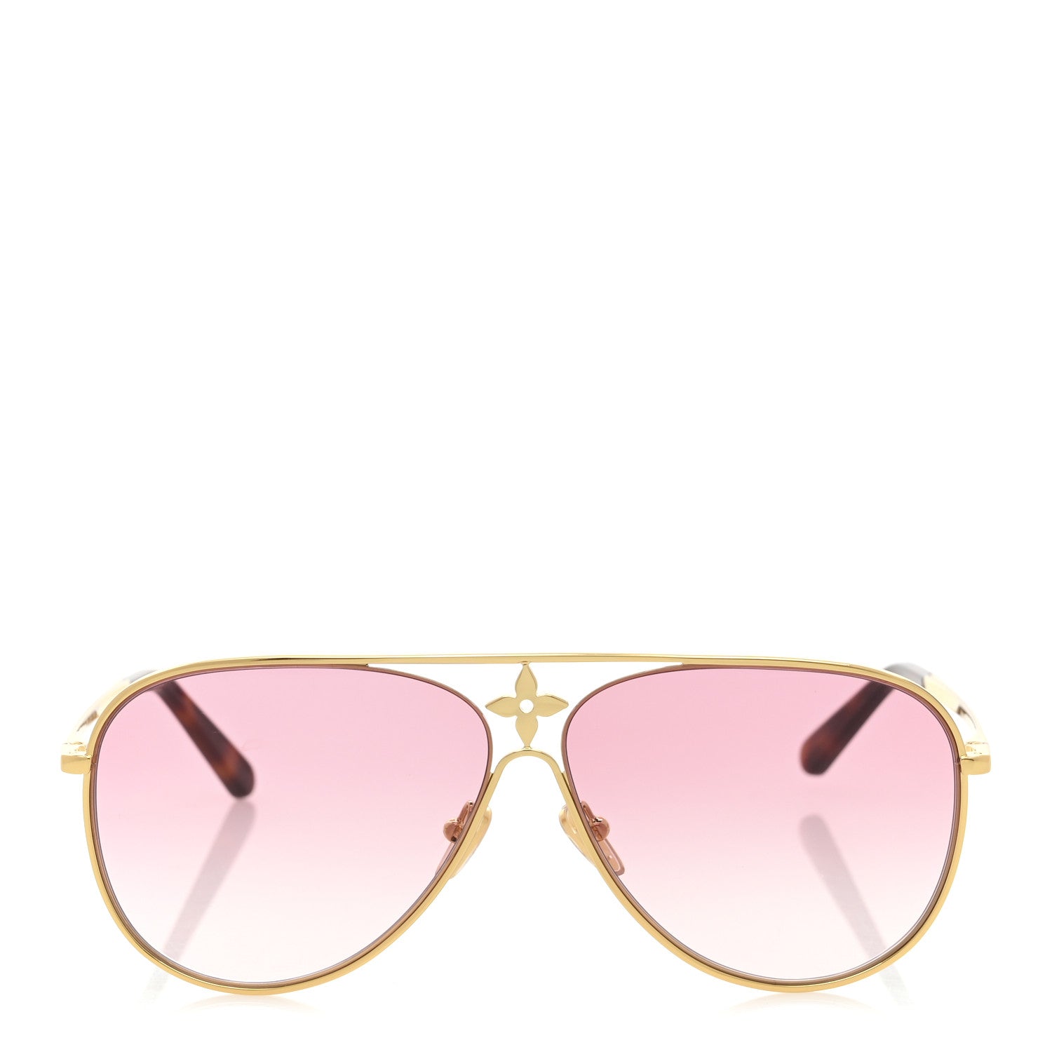Louis Vuitton Star Pilot sunglasses with red lenses