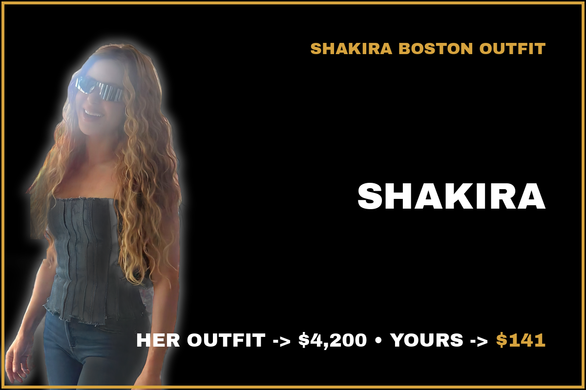 Shakira Boston World Cup outfit: her look $4,200 vs the for-less version $141