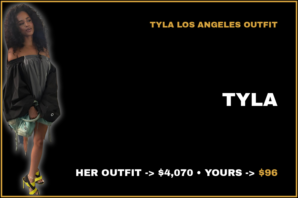 Tyla Los Angeles outfit: her look $4,070 vs the for-less version $96